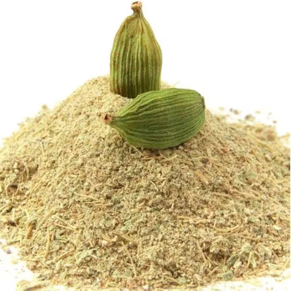 Superior Grade Cardamom (Elaichi) Powder 100g – Intensely Aromatic, Non-GMO, Ayurvedic Flavoring – Ramshivay