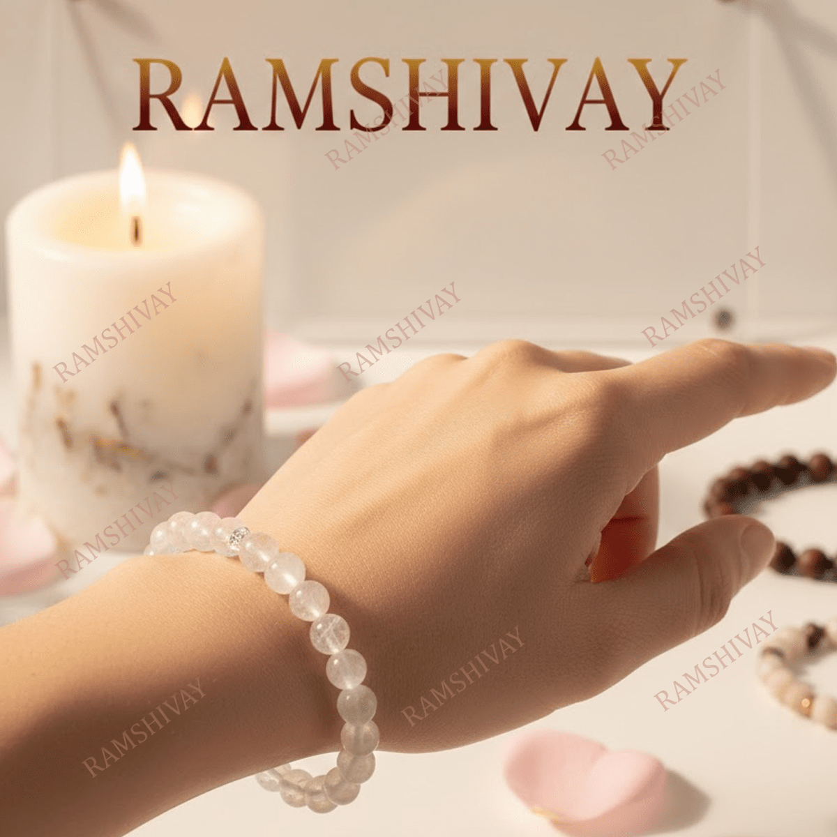 AAA+ Quality Crystal Sphatik Bracelet (8mm) with Lab Certificate for Healing – Ramshivay - Ramshivay