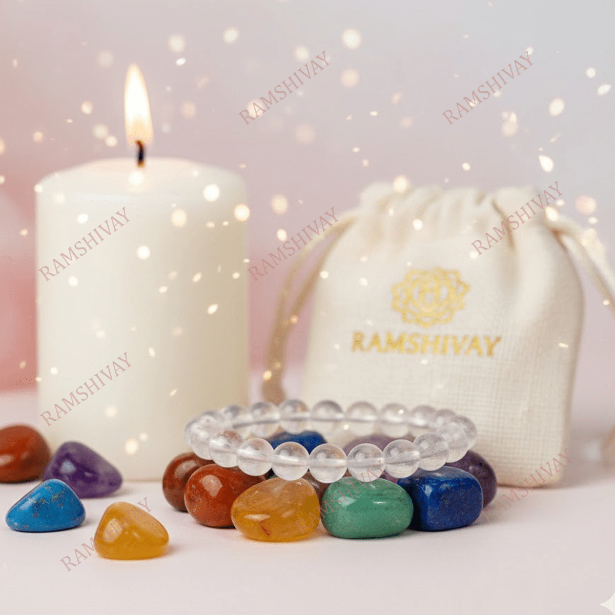 AAA+ Quality Crystal Sphatik Bracelet (8mm) with Lab Certificate for Healing – Ramshivay - Ramshivay