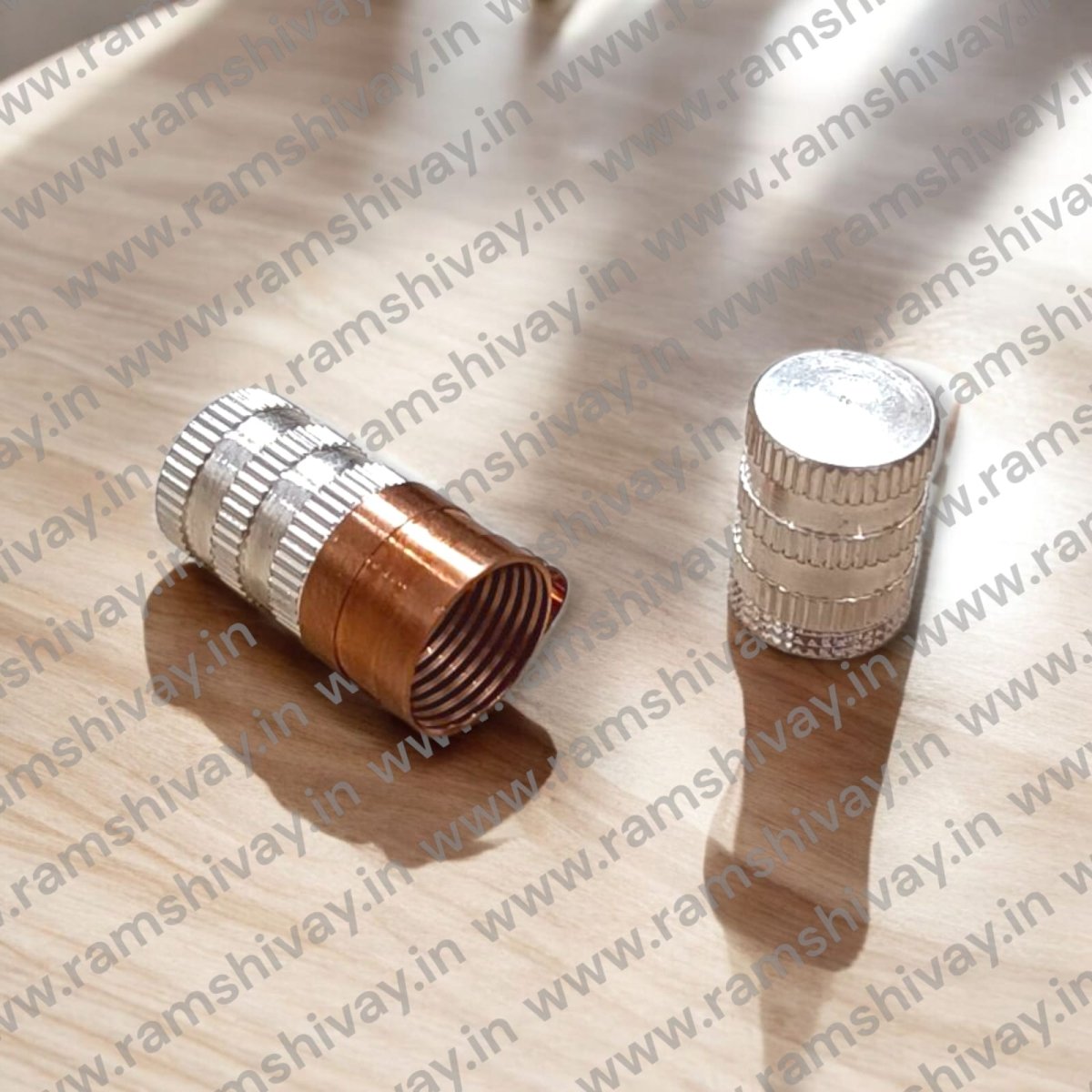 Arabian Style Taweez | Copper Tabiz with Bhojpatra & Thread | Traditional Spiritual Amulet – Ramshivay - Ramshivay