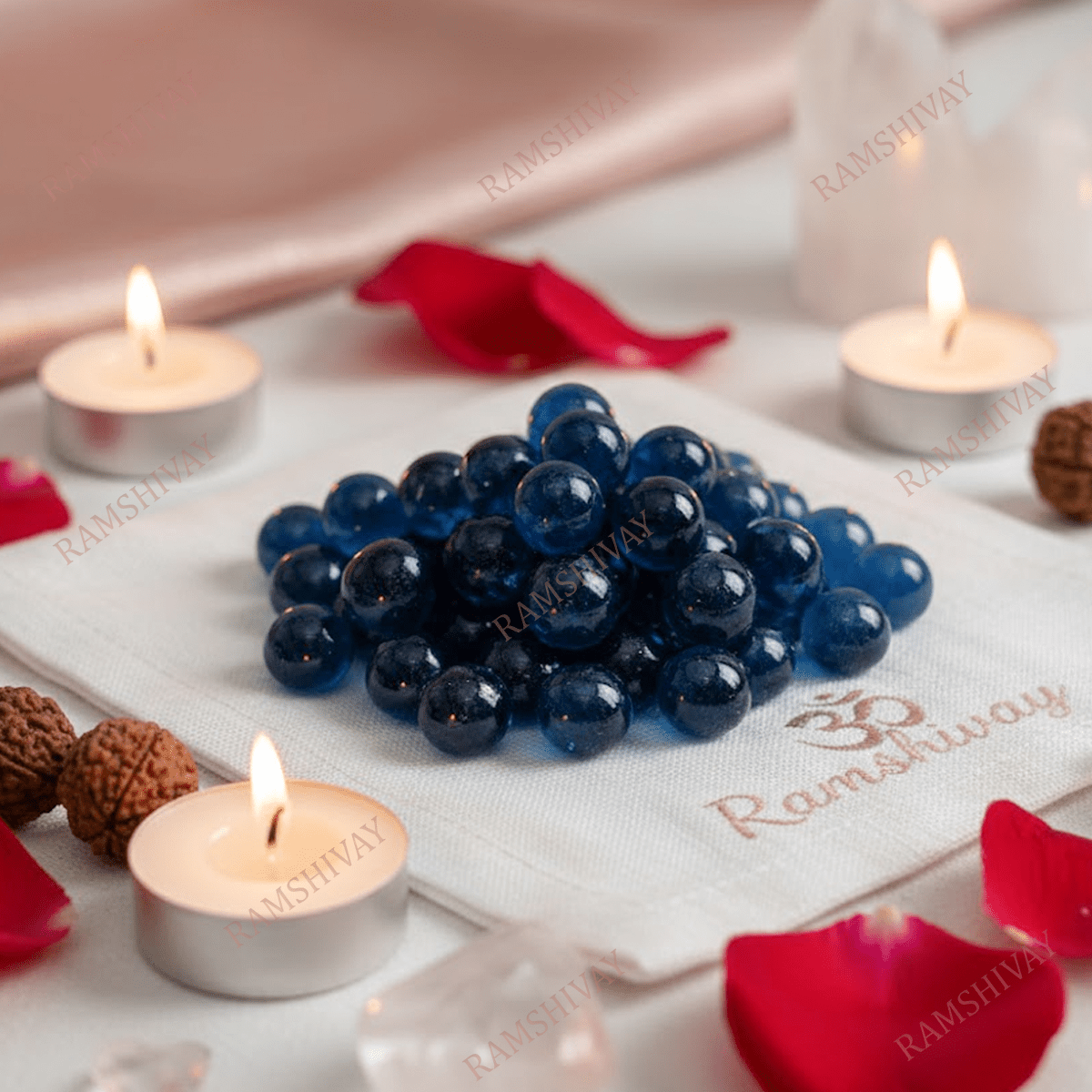 Blue Marbles (Neele Kanche) - Astrological Remedy for Shani Dosha & Sadesati – Ramshivay - Ramshivay