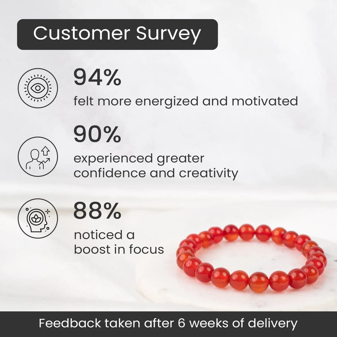 Carnelian Bracelet with Lab Certification | Balances Mangal Dosh & Energy – Ramshivay - Ramshivay