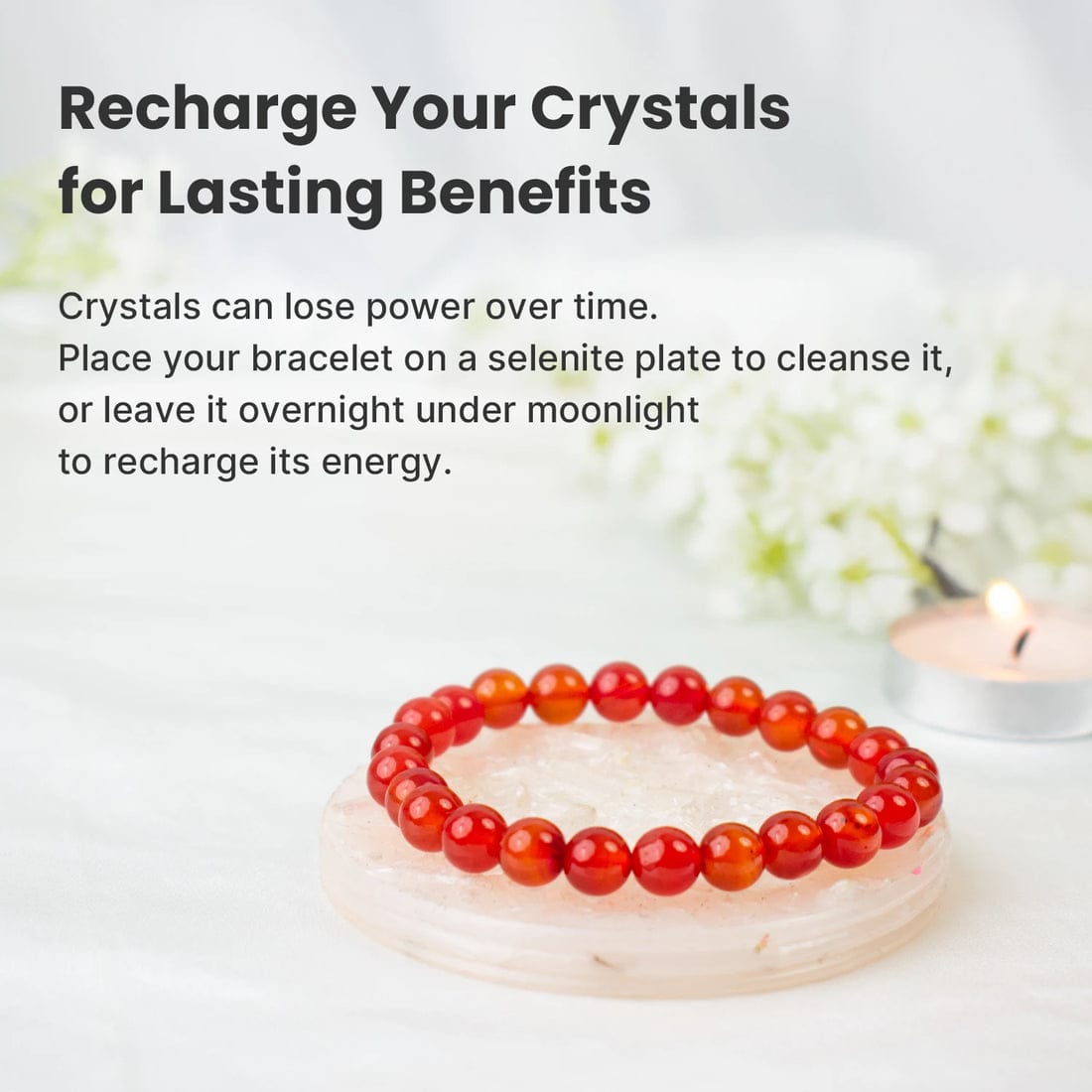 Carnelian Bracelet with Lab Certification | Balances Mangal Dosh & Energy – Ramshivay - Ramshivay