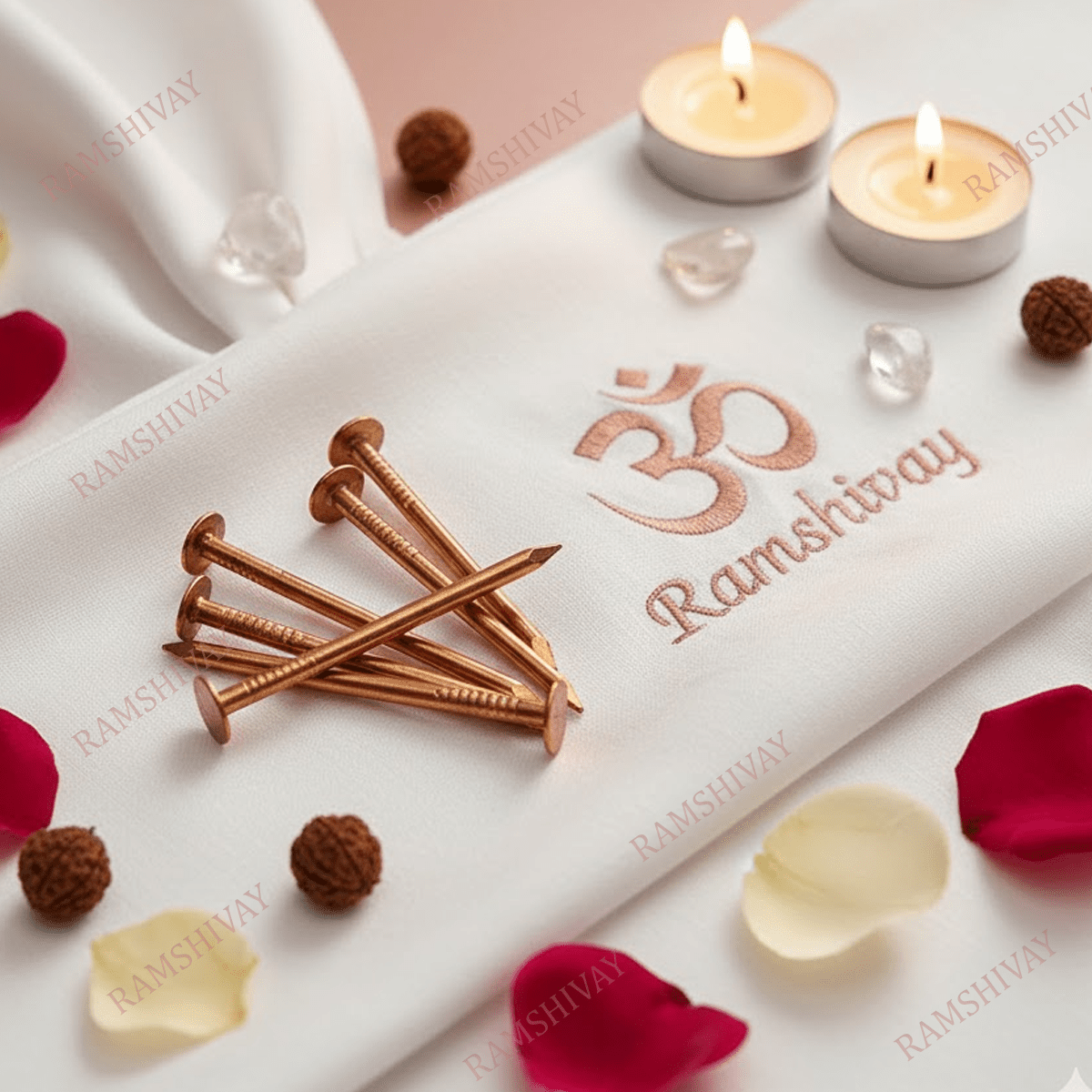 Copper Nails Set of 10 - Vastu Correction & Healing for Home Energy – Ramshivay - Ramshivay