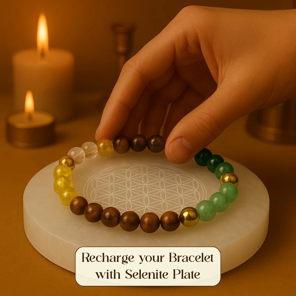 Dhan Yog Bracelet (8mm) with Lab Certificate for Wealth & Prosperity – Ramshivay - Ramshivay