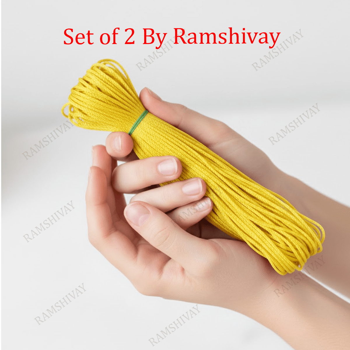 Divine Thread Pack (Red, Yellow & Black) for Rudraksha & Taweez – Ramshivay - Ramshivay