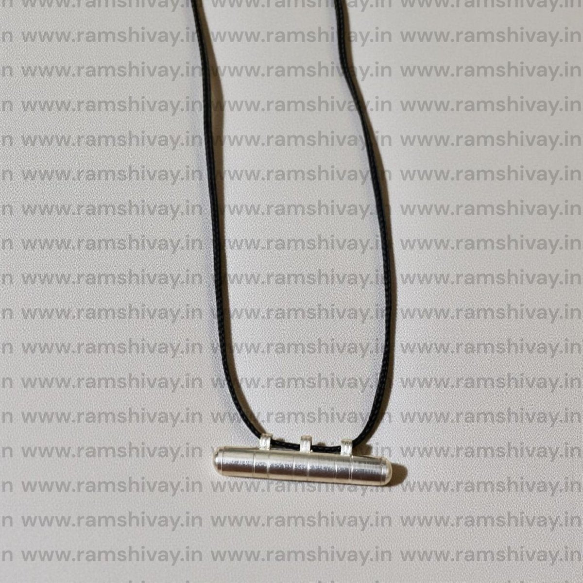 Extra Large Silver Capsule Taweez | Long Taweez with Screw Lock - 3 Hooks Protection | Spiritual Safeguard Amulet – Ramshivay - Ramshivay