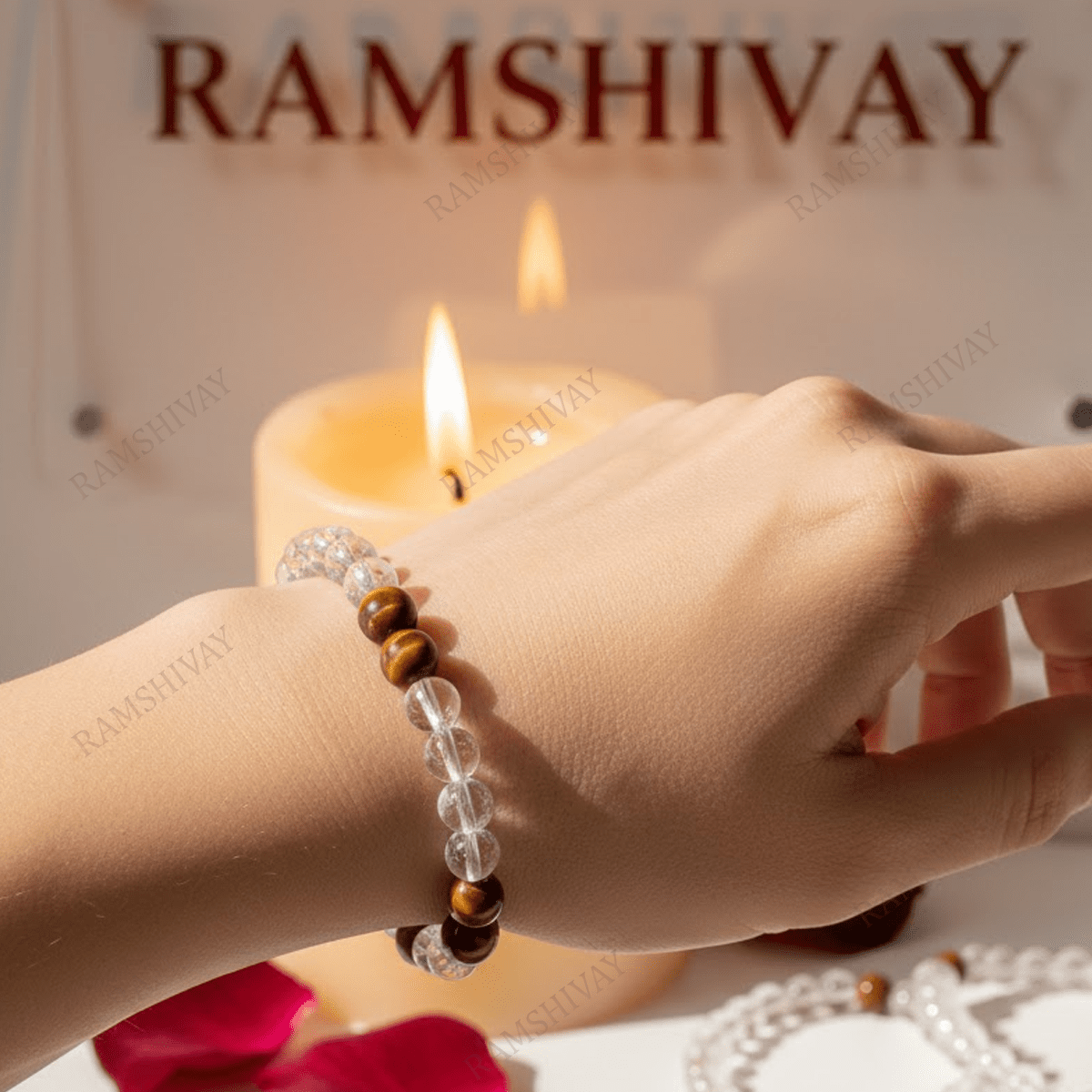 Focus & Protection Bracelet (8mm) with Lab Certificate for Mental Clarity – Ramshivay - Ramshivay