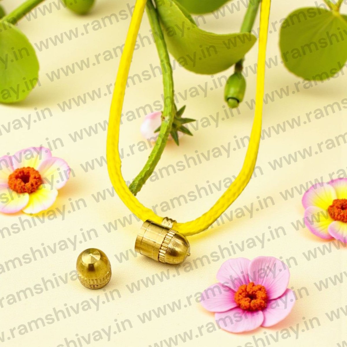 Golden Taweez for Children - Gold Metal Ka Taweez - for Boys & Girls - Small Size | Spiritual Safeguard Amulet – Ramshivay - Ramshivay