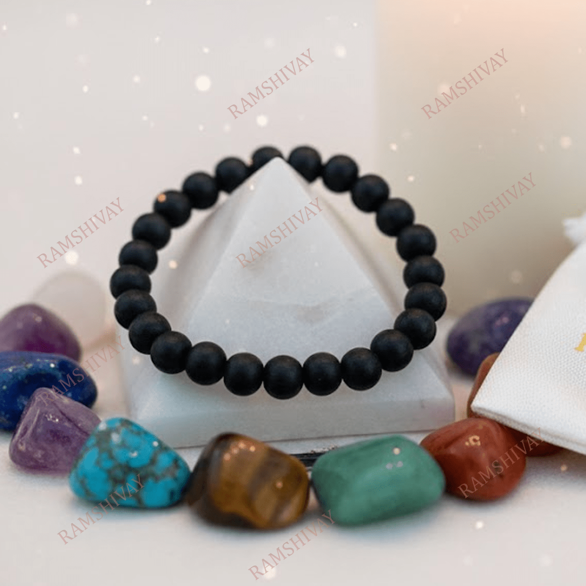 Karungali Bracelet (8mm) with Lab Certificate for Protection & Positive Energy – Ramshivay - Ramshivay