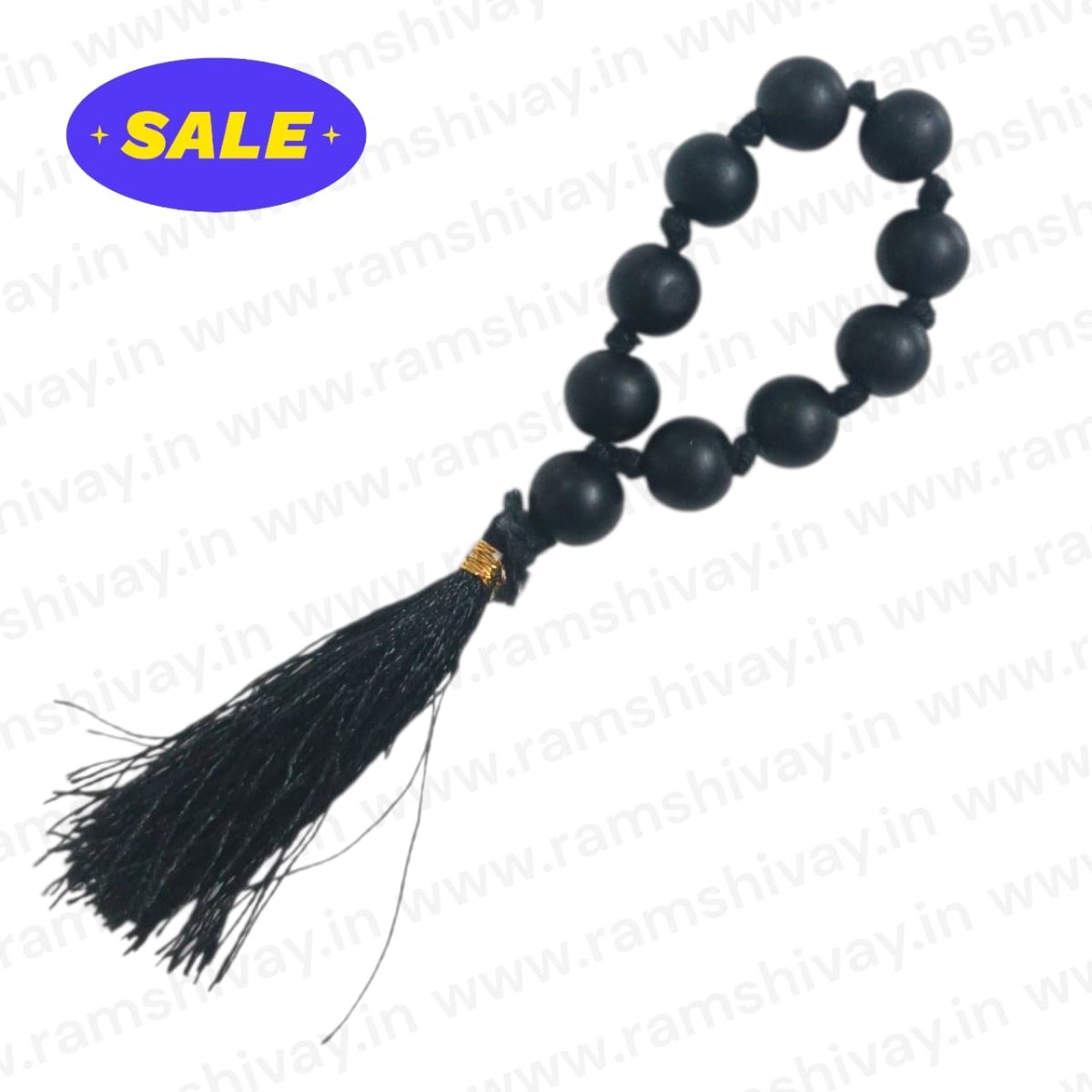 Karungali Finger Mala 9+1 Beads with Lab Certificate | Easy Jaap & Travel Friendly – Ramshivay - Ramshivay