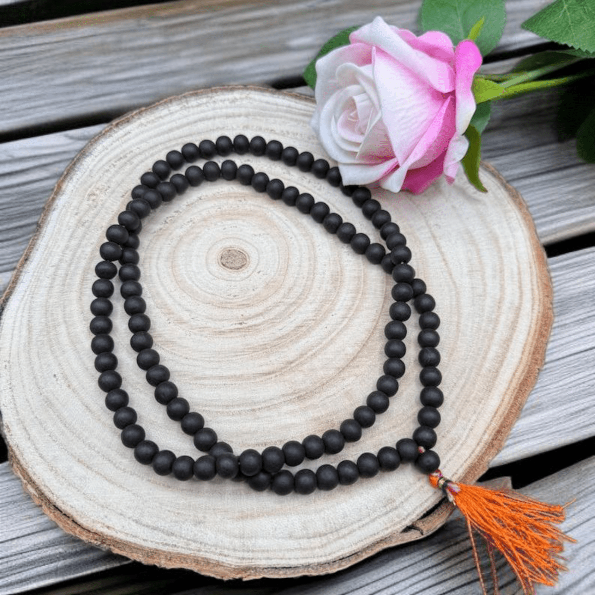 Karungali Mala 8MM with Lab Certificate | 108+1 Beads for Protection, Focus & Spiritual Strength – Ramshivay - Ramshivay