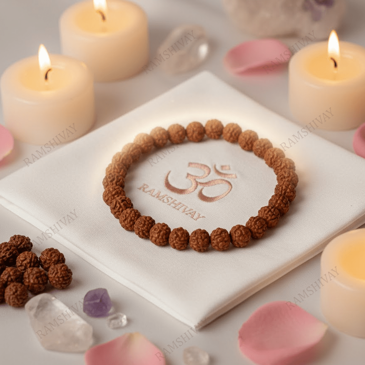 Little Kids 5 Mukhi Rudraksha Bracelet (5mm) for Protection & Positive Energy – Ramshivay - Ramshivay