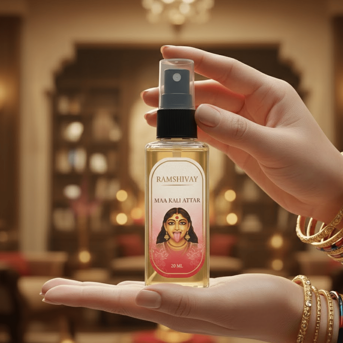Maa Kaali Spray Attar - 20ml (Pack of 5) Floral Fragrance for Puja – Ramshivay - Ramshivay