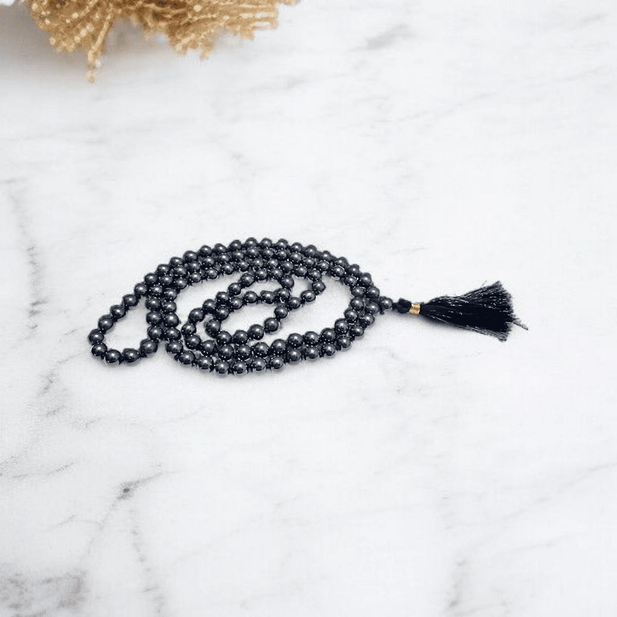 Magnet Mala 8MM with Lab Certificate | 108+1 Beads for Health, Circulation & Energy Balance – Ramshivay - Ramshivay