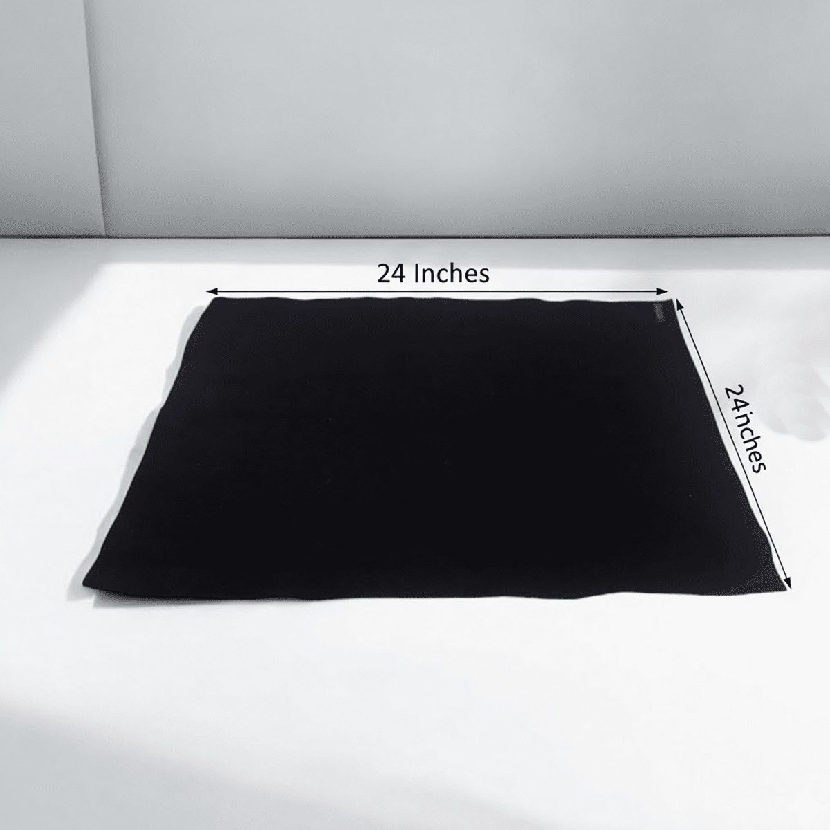 Natural Black Aasan (Pack of 2) Premium Cloth for Meditation & Puja – Ramshivay - Ramshivay