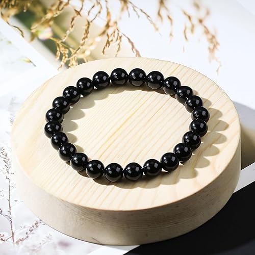 Natural Black Tourmaline Bracelet with Lab Certificate for Protection – Ramshivay - Ramshivay