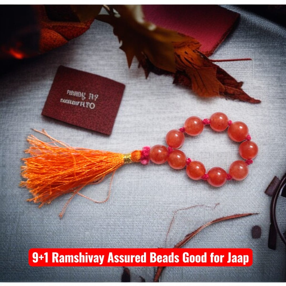 Natural Carnelian Finger Mala 9+1 Beads with Lab Certificate for Jaap – Ramshivay - Ramshivay