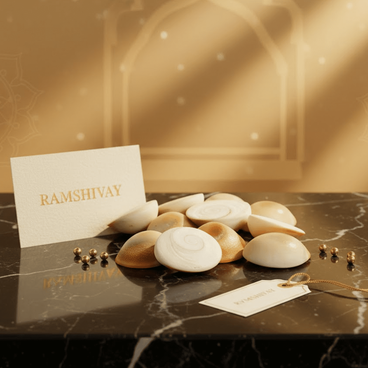 Natural Gomti Chakra Set of 10 - Prosperity Energy for Wealth & Vastu – Ramshivay - Ramshivay