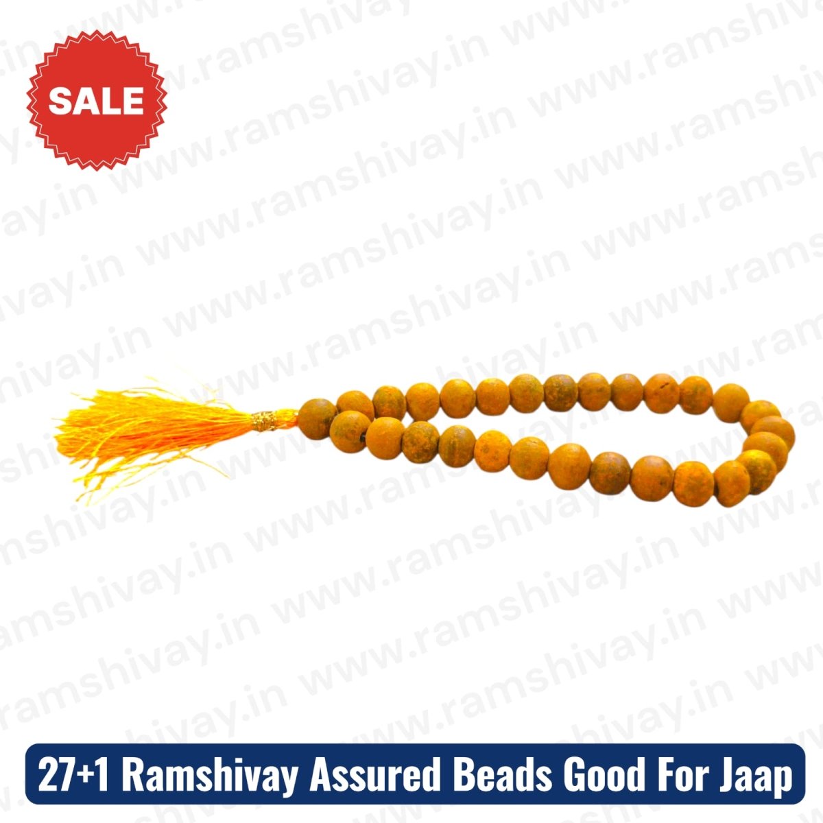 Natural Haldi Mala 27+1 Beads with Lab Certificate | Turmeric Mala for Jaap – Ramshivay - Ramshivay