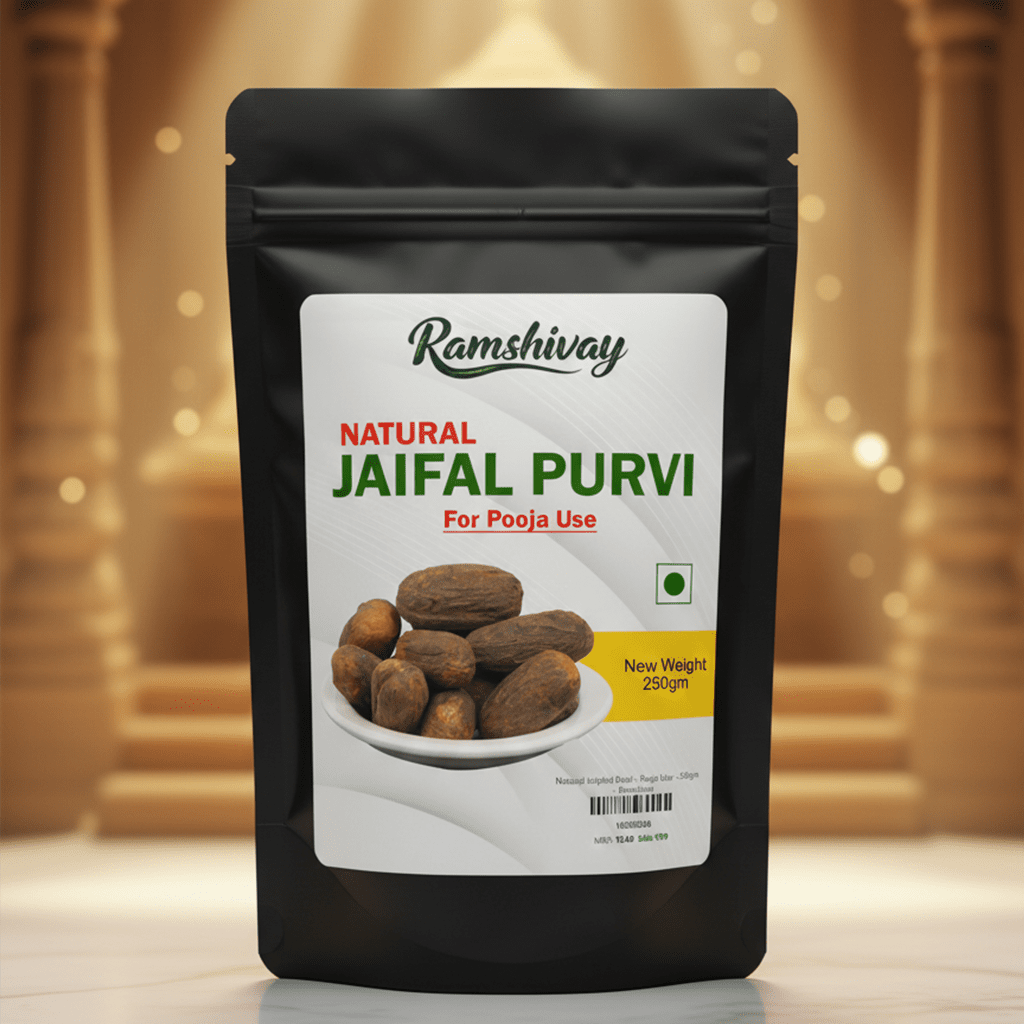 Natural Jaiphal Purvi with Pure Ritual Quality | For Puja & Nazar Dosh Removal – Ramshivay - Ramshivay