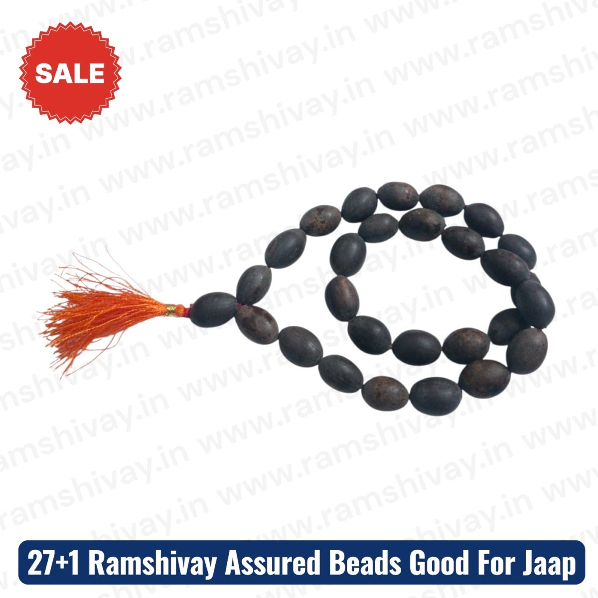 Natural Kamal Gutta Mala 27+1 Beads with Lab Certificate | Spiritual Meditation & Lakshmi Mantra Jaap – Ramshivay - Ramshivay