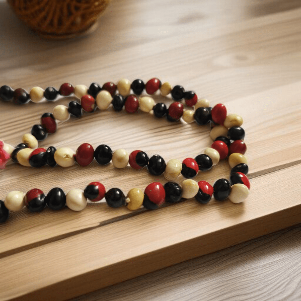 Natural Mix Gunja Mala 108+1 with Lab Certificate | Mix Ratti Mala for Men & Women – Ramshivay - Ramshivay