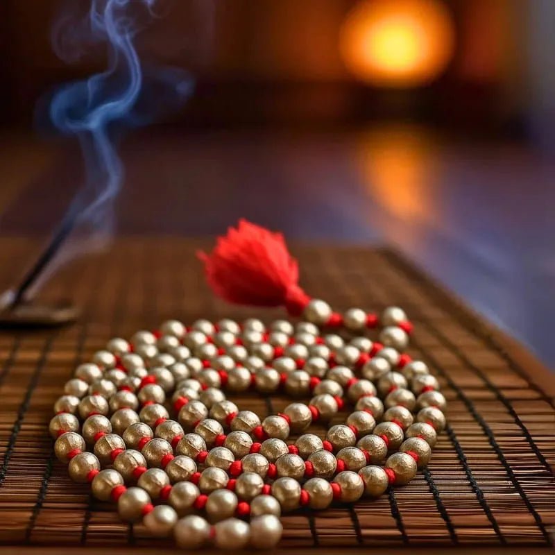 Natural Parad Mala 108+1 Beads with Lab Certificate | Pure Mercury Mala for Jaap & Wearing – Ramshivay - Ramshivay