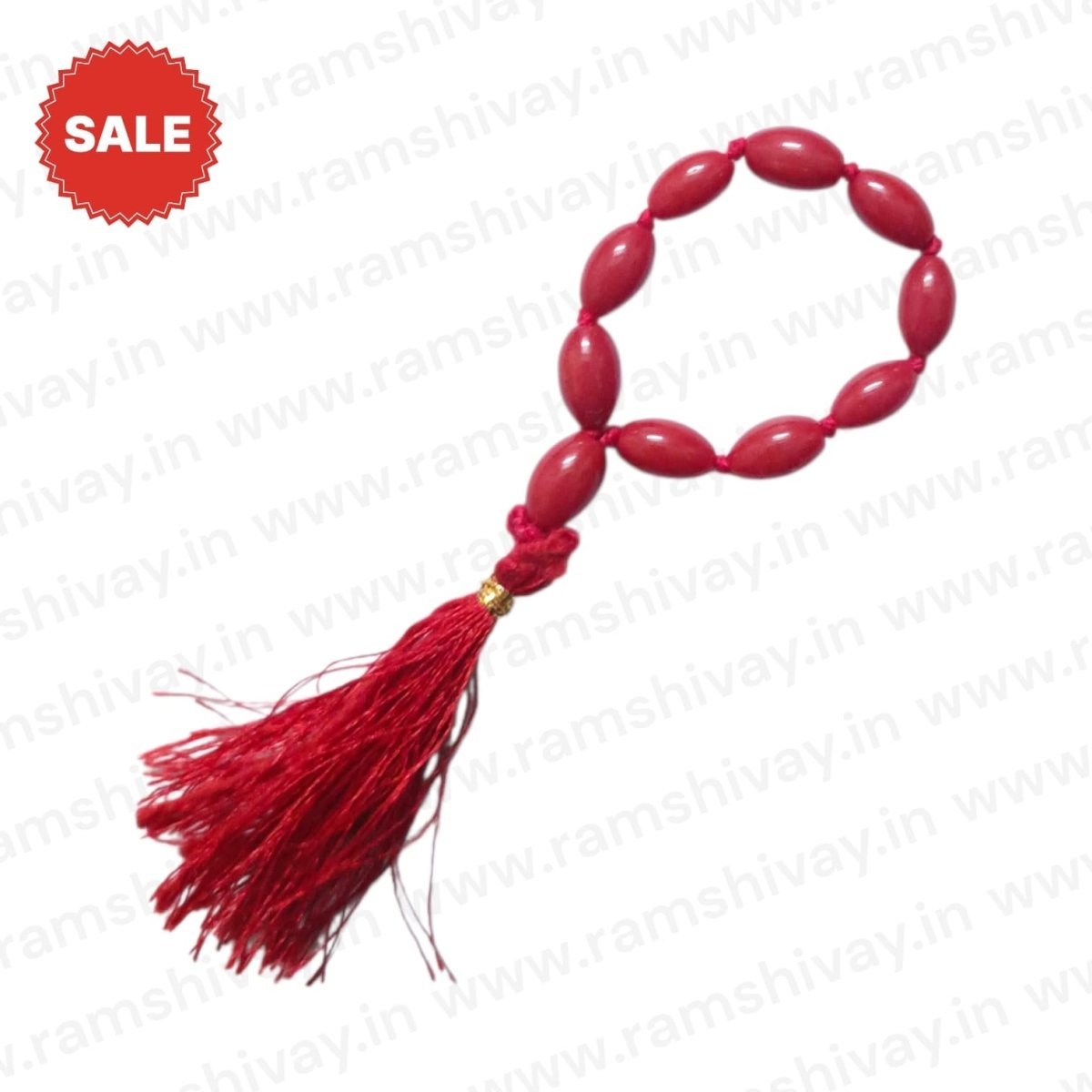 Natural Red Coral Finger Mala 9+1 Beads with Lab Certificate for Jaap – Ramshivay - Ramshivay