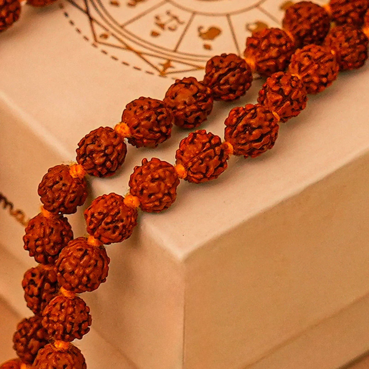 Natural Rudraksha Mala 108+1 Beads with Lab Certificate | 5 Mukhi 10mm for Daily Jaap & Wearing – Ramshivay - Ramshivay