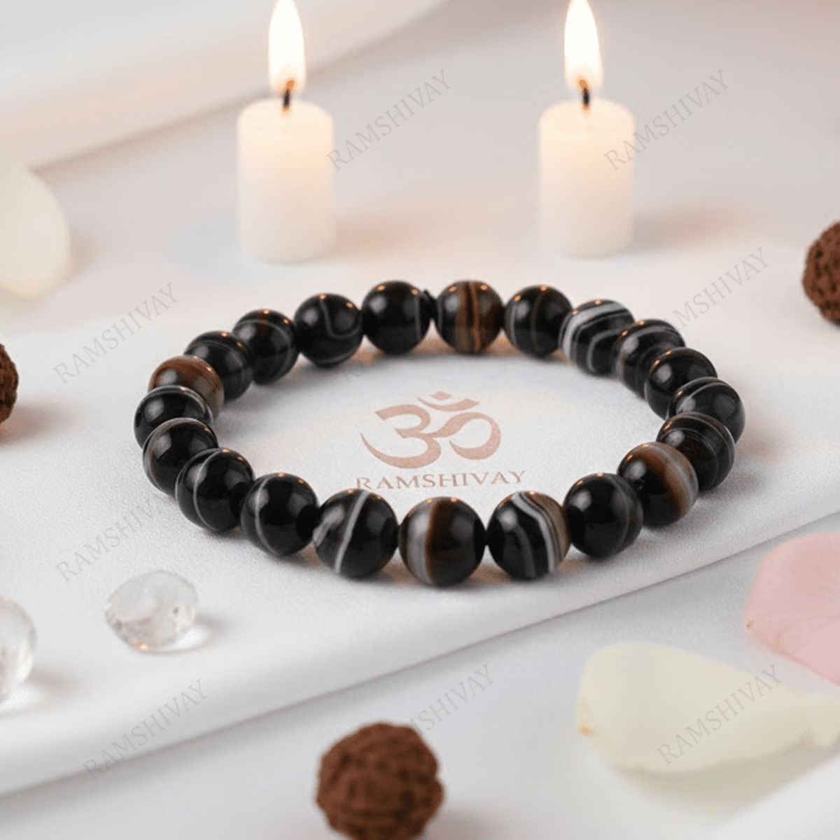 Natural Sulemani Hakik Bracelet (8mm) with Lab Certificate for Protection – Ramshivay - Ramshivay