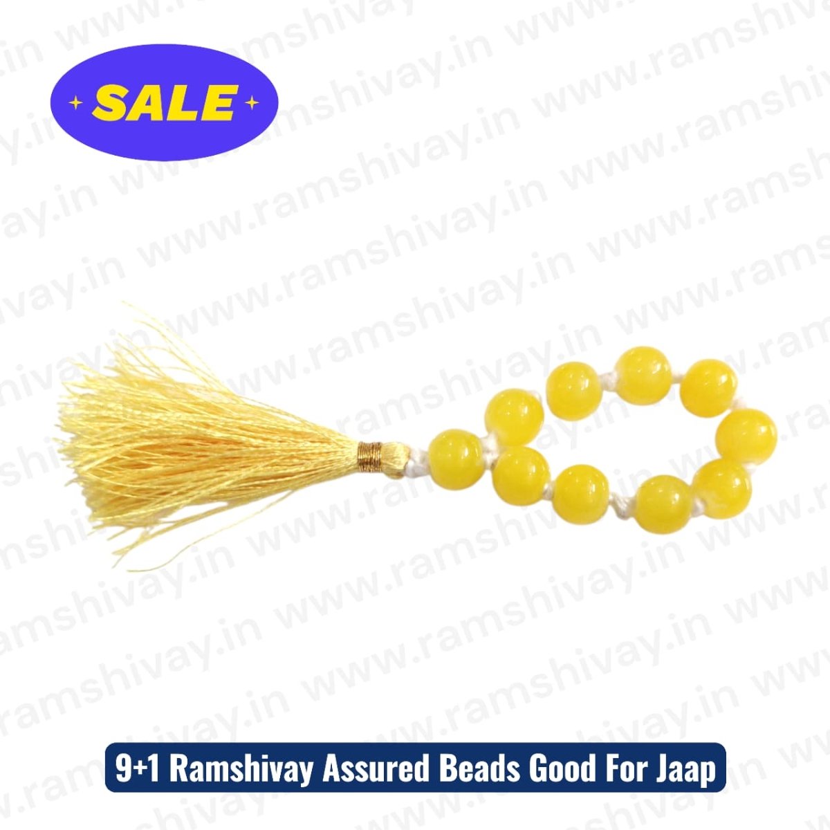 Natural Yellow Agate Finger Mala 9+1 Beads with Lab Certificate for Jaap – Ramshivay - Ramshivay