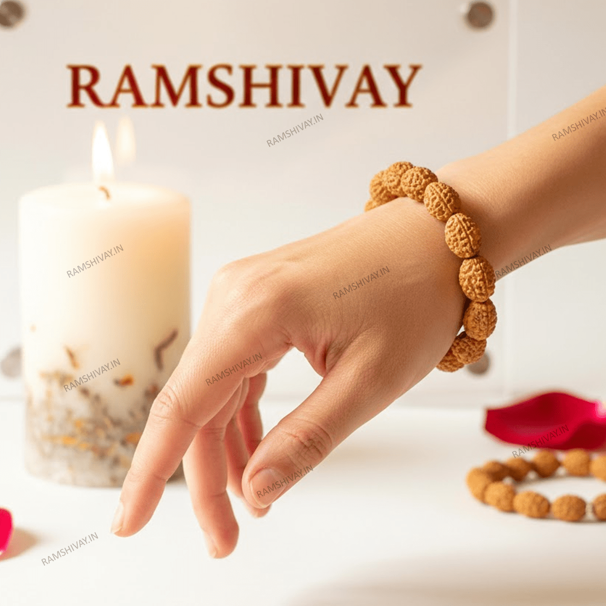 Original 2 Mukhi Rudraksha Bracelet with Lab Certificate for Relationship Balance – Ramshivay - Ramshivay
