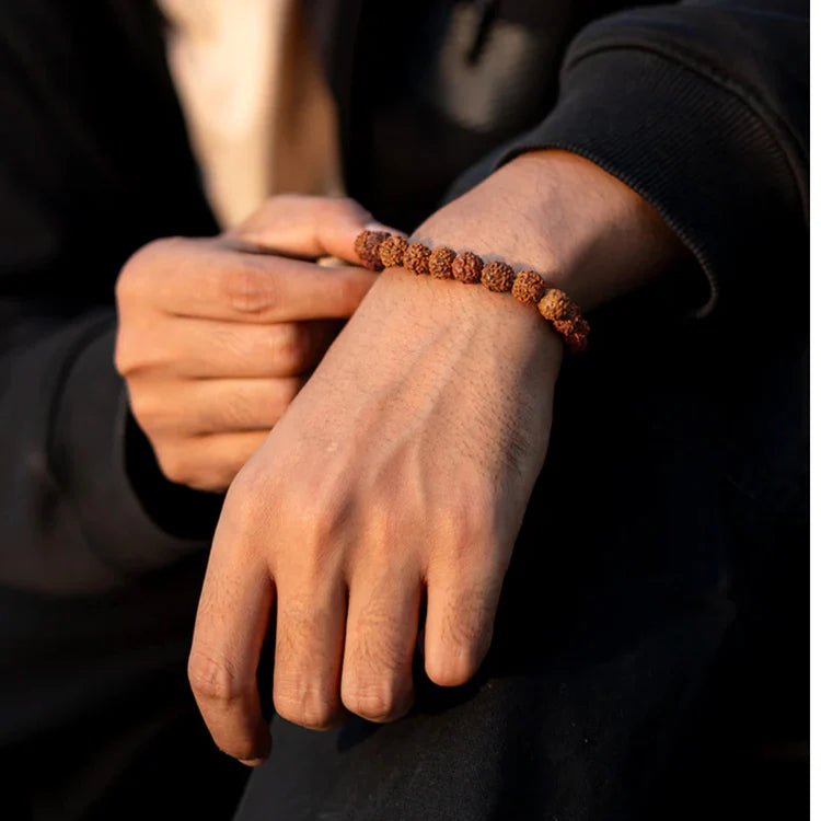 Original 5 Mukhi Rudraksha Bracelet with Lab Certificate for Peace & Health – Ramshivay - Ramshivay