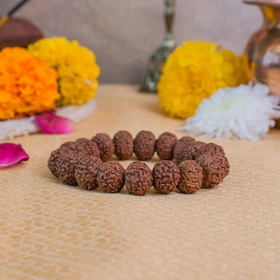 Original 7 Mukhi Nepali Rudraksha Bracelet with Lab Certificate for Wealth – Ramshivay - Ramshivay