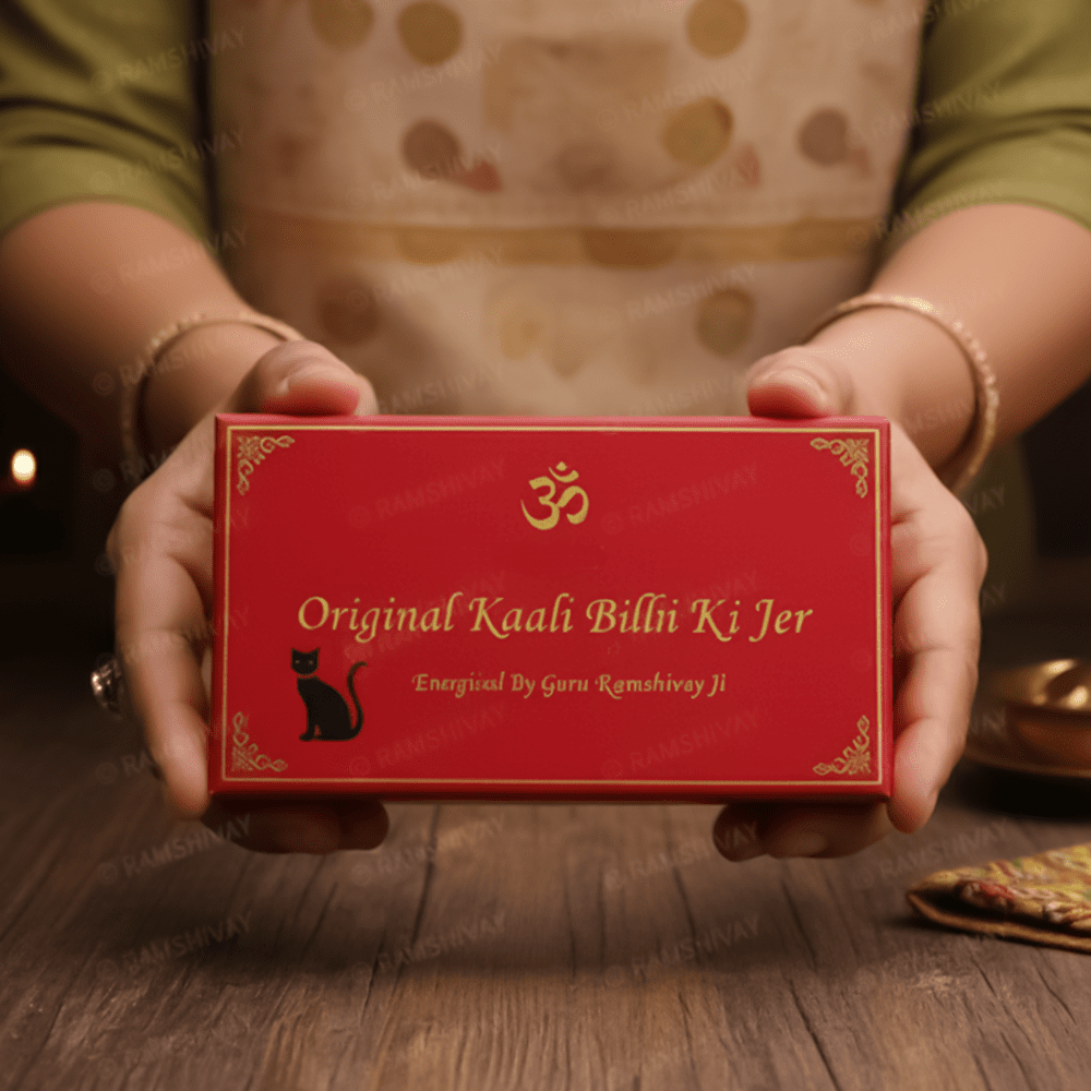 Original Kaali Billi Ki Jer (Billi ki Naal) – Black Cat Naval Chord with Certified Authenticity | Wealth, Protection & Attraction – Ramshivay - Ramshivay