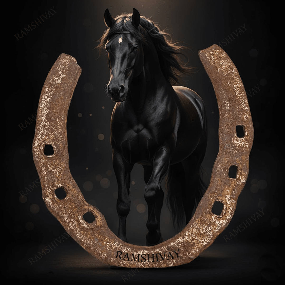 Original Kale Ghode Ki Naal and Ring Set for Protection & Luck – Ramshivay - Ramshivay