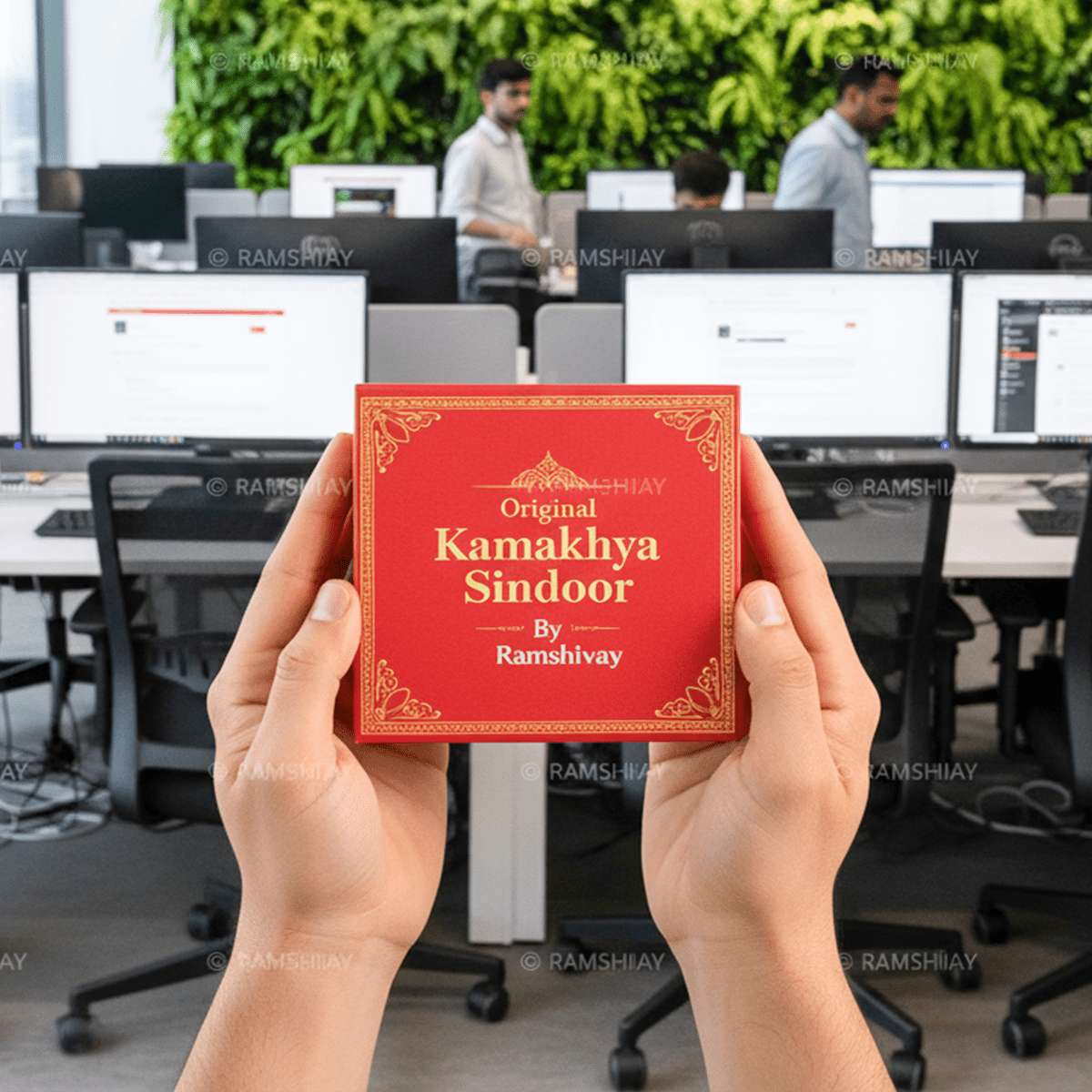 Original Kamiya Sindoor (Maa Kamakhya Ka Sindur) 6–8 gm | Puja, Protection & Prosperity – Ramshivay - Ramshivay