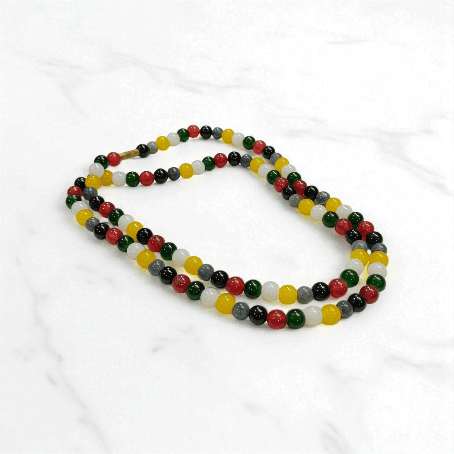 Original Mix Agate Mala 108 Beads with Lab Certificate | Mixed Hakik Stone Mala for Men & Women – Ramshivay - Ramshivay