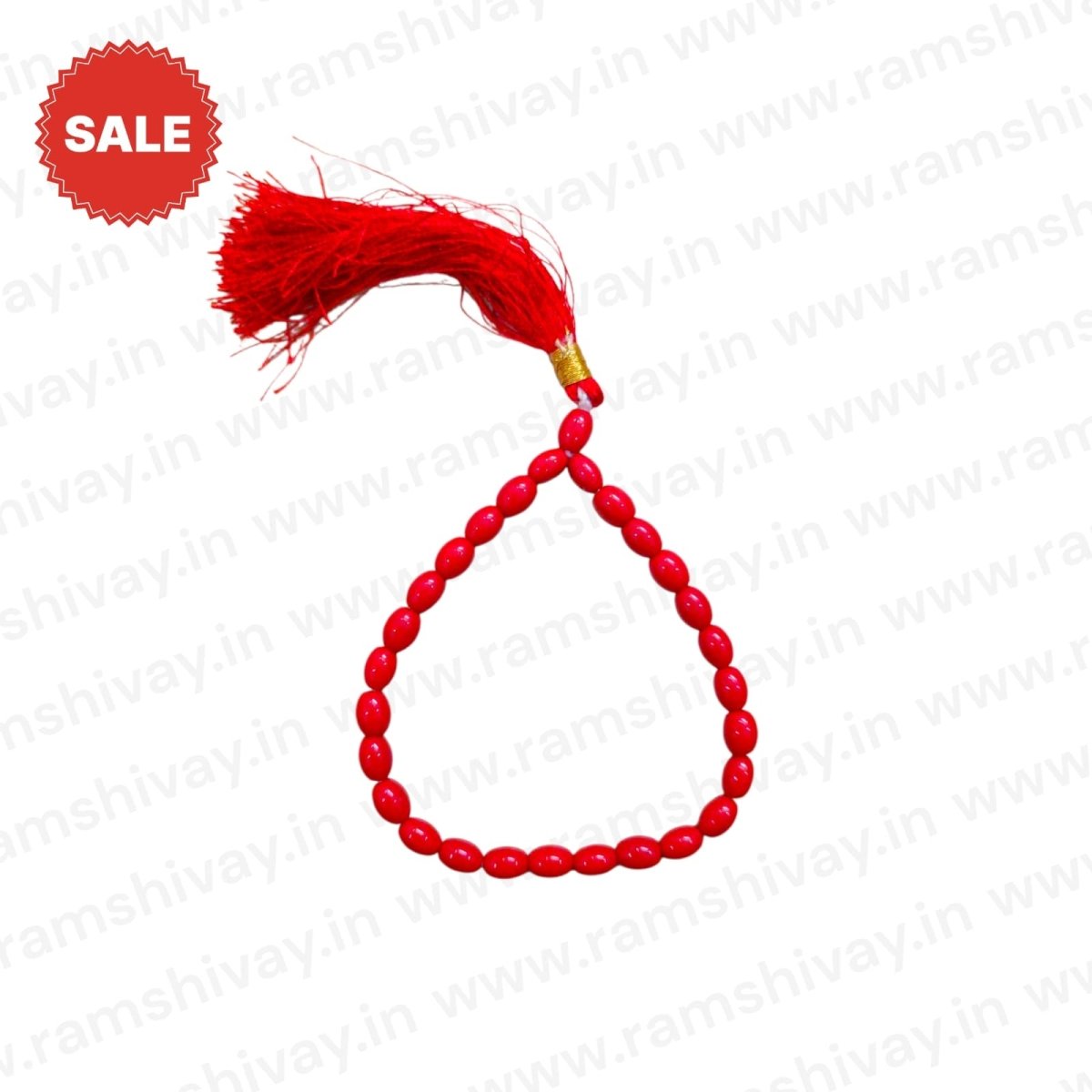 Original Moonga Mala (Lal Moonga Mala) 27+1 Beads with Lab Certificate | For Courage, Strength & Prosperity – Ramshivay - Ramshivay