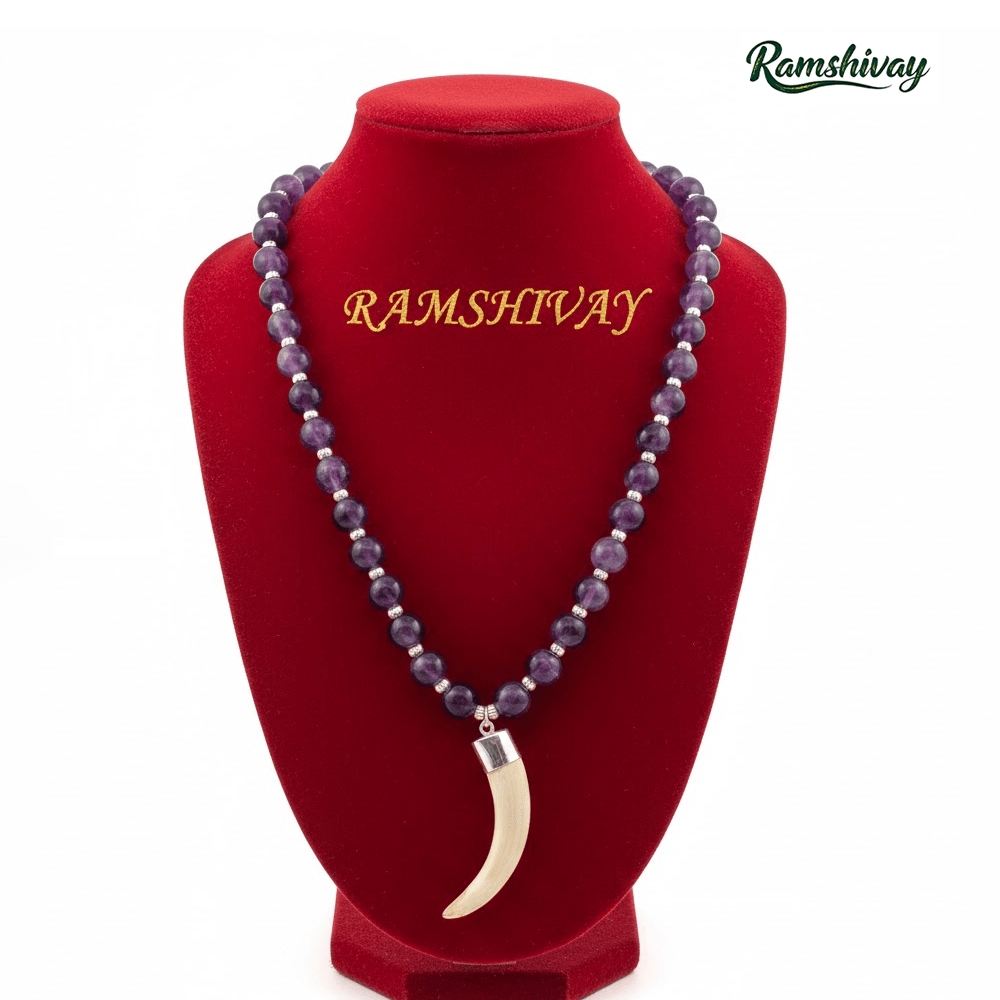 Original Shukar Dant Energized - Lab Certified Silver Cap Pendant – Ramshivay - Ramshivay