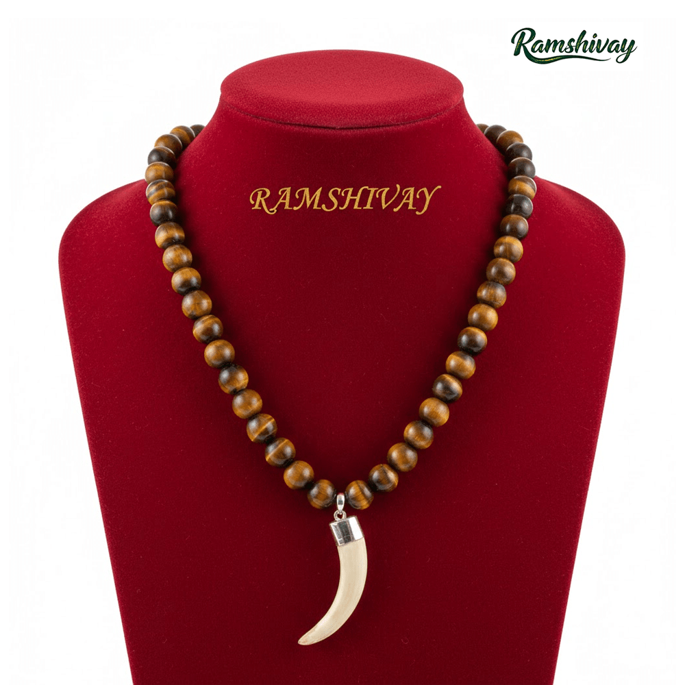 Original Shukar Dant Energized - Lab Certified Silver Cap Pendant – Ramshivay - Ramshivay