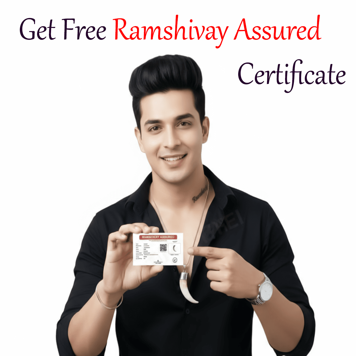 Original Shukar Dant Silver Pendant with Lab Certificate | Spiritual Protection & Energy – Ramshivay - Ramshivay