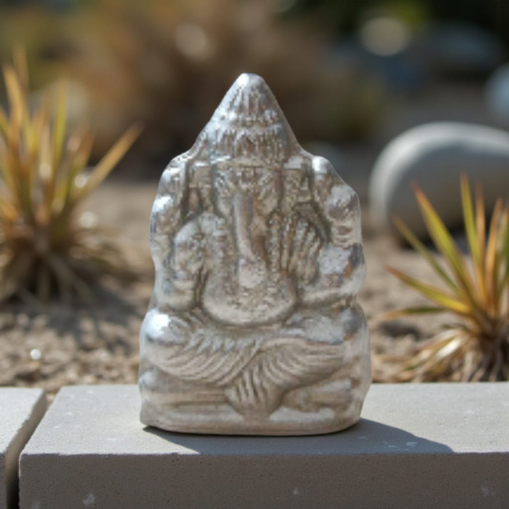 Parad Lakshmi Ganesh Idol - Lab Certified Pure Mercury Lakshmi Ganesha – Ramshivay - Ramshivay
