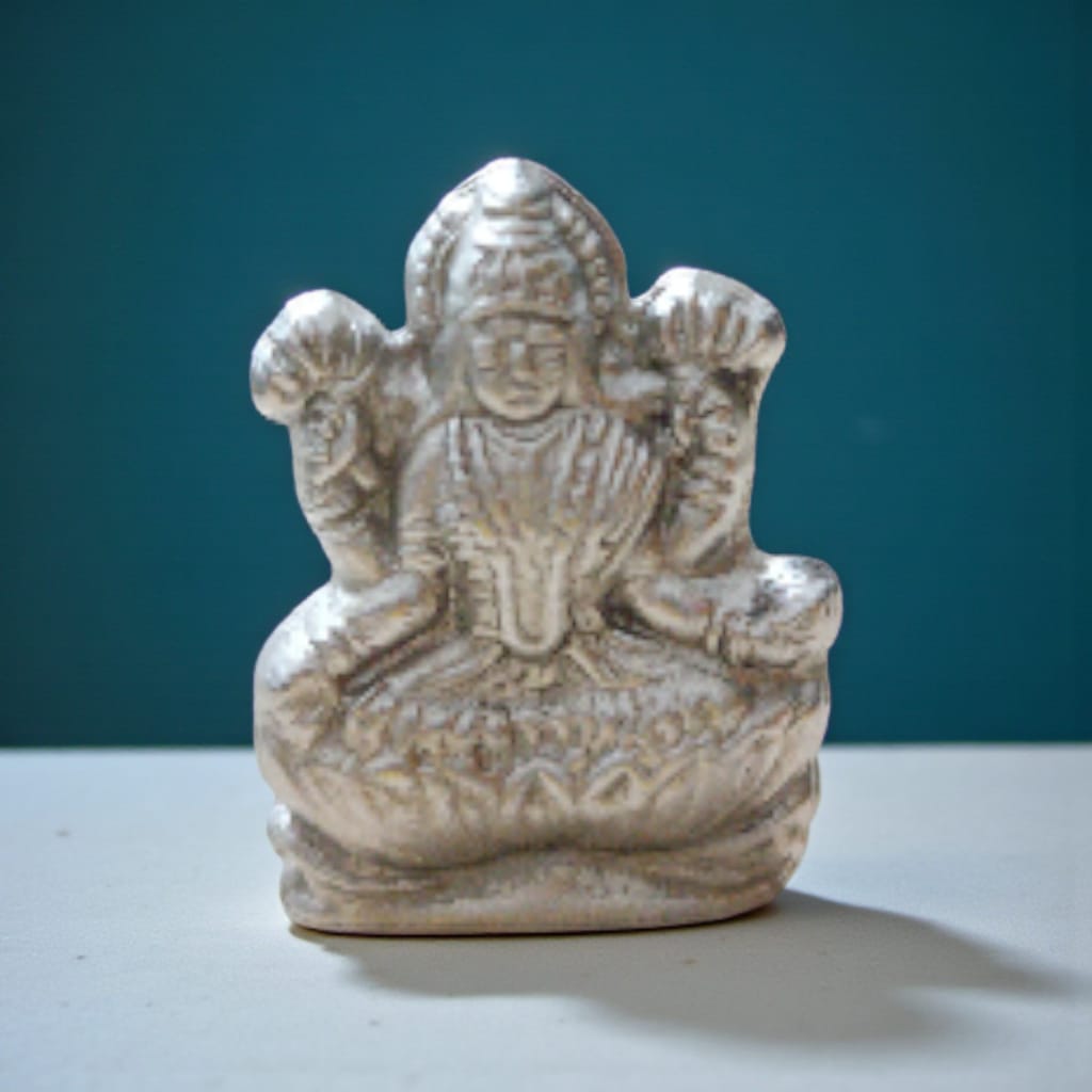 Parad Lakshmi Ganesh Idol - Lab Certified Pure Mercury Lakshmi Ganesha – Ramshivay - Ramshivay