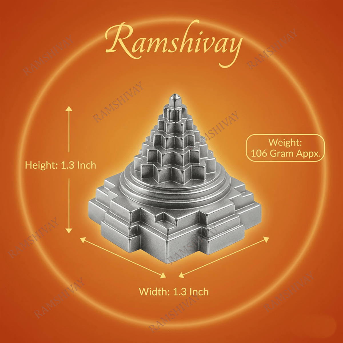 Parad Shri Meru Yantra - Lab Certified Pure Mercury Yantra – Ramshivay - Ramshivay