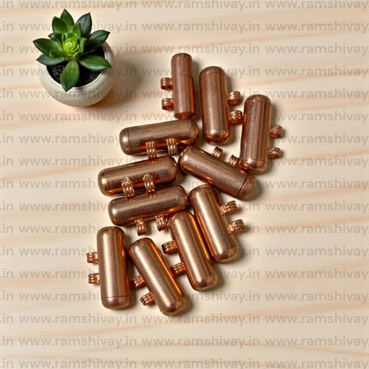 Pure Copper Taweez with 100% Copper & Screw Lock | Spiritual Copper Amulet – Ramshivay - Ramshivay