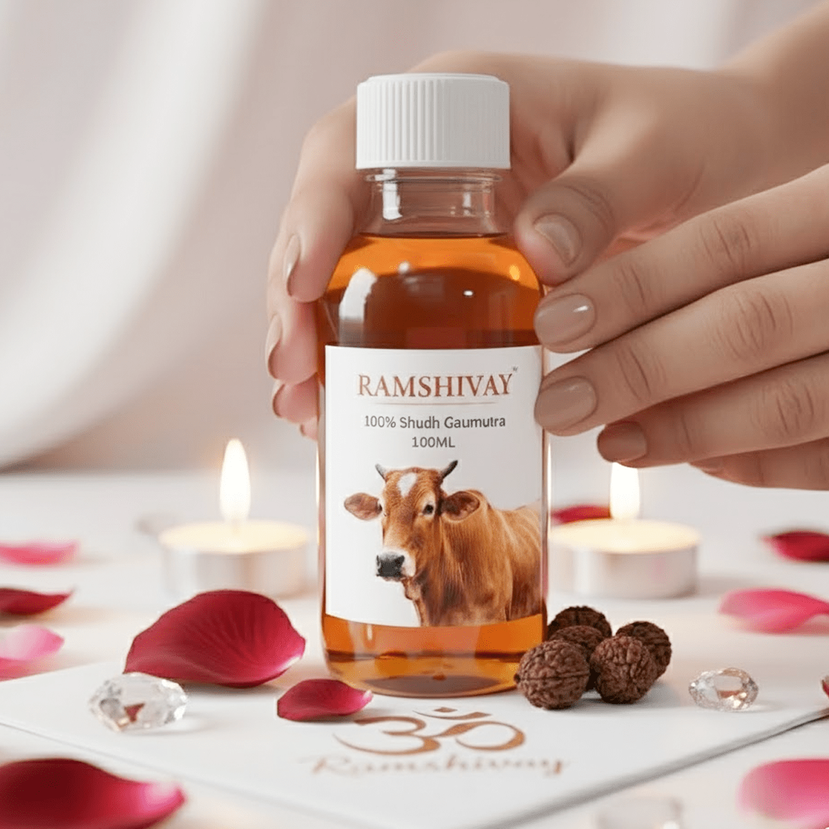 Pure Cow Urine (Gaumutra) - 100ML Set of 2 for Pooja & Purification – Ramshivay - Ramshivay