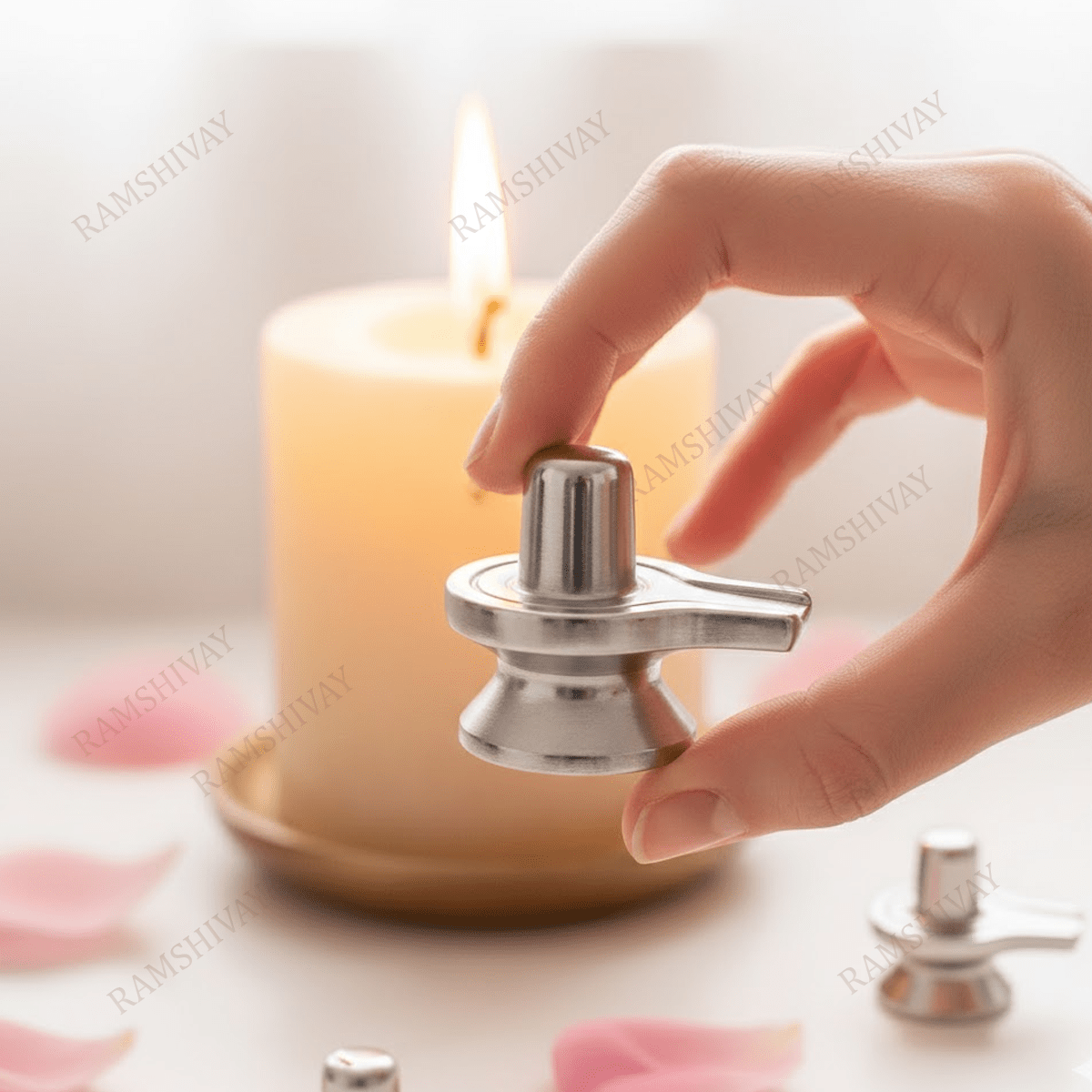 Pure Parad Shivling - 120g (4cm) Lab Certified Mercury Shivling – Ramshivay - Ramshivay