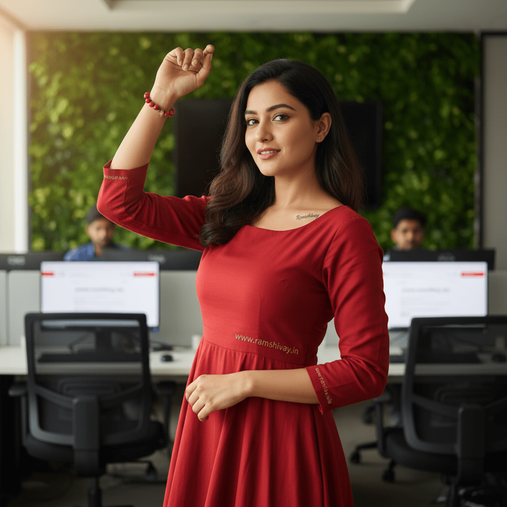 Red Gunja (Ratti/Chirmi) Bracelet with Lab Certificate & Screw Lock | Protection & Energy Balance – Ramshivay - Ramshivay